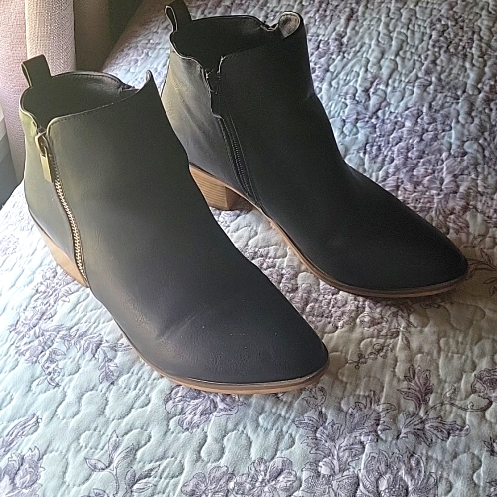 Black booties
